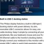 Philips 32" 4k Monitor with built-in USB-C Docking Image 2