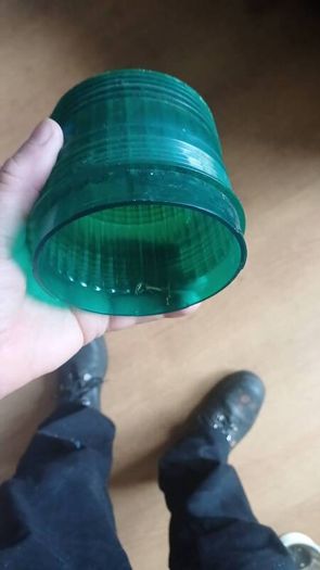 Green beacon cover