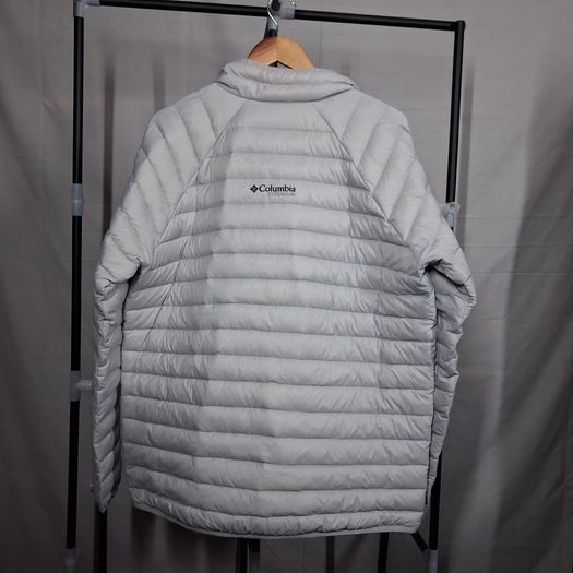 Columbia Titanium Alpha Trail 800 Down Jacket  Light Grey  Large