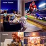 WiFi Projector with Projection Screen 1080P Full HD, 9000 Lux Portable Video 4K Projector Compatible with iphone TV Stick PS5 HDMI USB, Multimedia Home Movie Theater Projector (FREE POSTAGE) Image 4