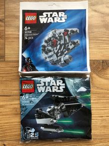 Lego Star Wars: TIE Interceptor (30685) & Millenium Falcon (30708)