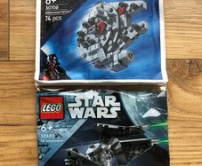 Lego Star Wars: TIE Interceptor (30685) & Millenium Falcon (30708)