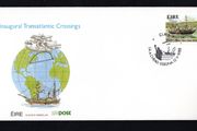 1988 Ireland 150th of 1st Passenger Steamship Crossing Commemorative Stamp with Cobh first day cancellation on An post First Day Cover (FDC)