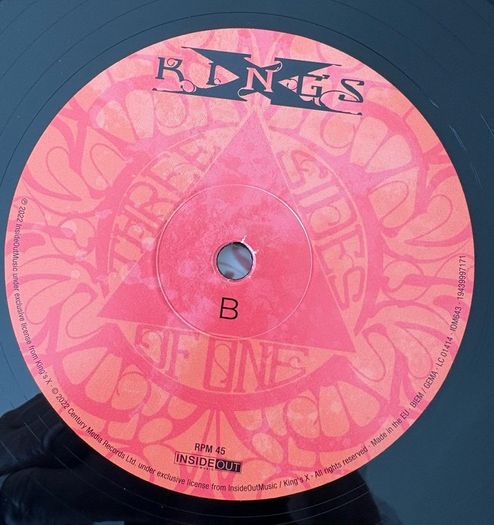 Kings X - Three Sides of One. Double LP with booklet insert and free CD. Only the first LP has been played, and just once. Everything  as new.
