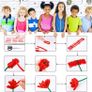 Assorted Art and Craft for Kids Include Chenille Stems, Pom Poms, Wiggle Eyes, Feather and Felt, Foam Balls for Kids DIY Art Supplies Image 2
