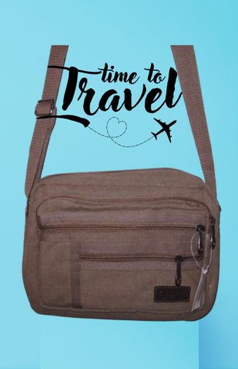 Travel Sports Man Men Cross Body Bag With Multiple Zipped pockets
