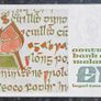 1983 Bank Of Ireland Queen Meabh One Pound Banknote Uncirculated Image 2