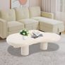 Scandinavian Cloud Coffee Table 120 x 79cm Modern White Living Room Centre Table. Image 2