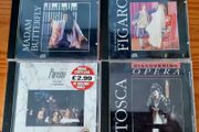 4 CD's Discovering Opera - Madam Butterfly / La Boheme / Figaro / Tosca. VG condition.