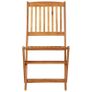 5 Piece Folding Garden Dining Set Solid Acacia Wood Image 9