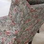 Set of 2 Solid Wood and Fabric Armchairs Image 5