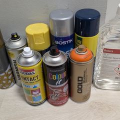 FREE Spray paints and adhesives