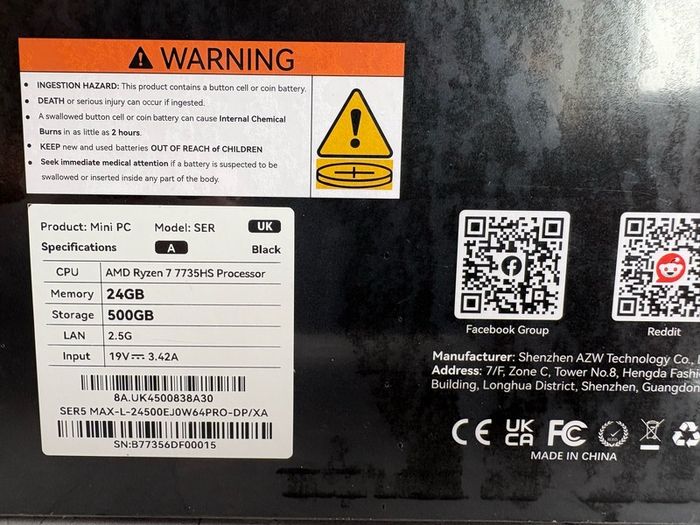 SER Series Mini PC