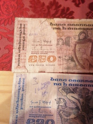Ireland Series B Banknotes