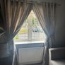 Silver fully lined heavy curtains 90x90 Image 3