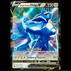 Origin Forme Dialga V 113/189 Double Ultra Rare Astral Radiance Pokemon Card