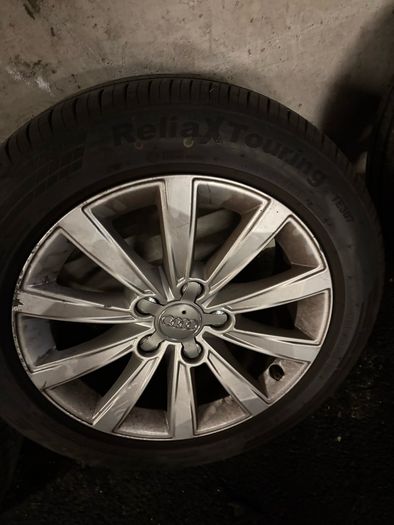set of Audi wheels