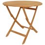 5 Piece Garden Dining Set Solid Teak Wood Image 3