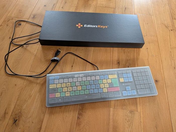 Editors Keys Adobe Premiere Pro Backlit Keyboard and Dust Cover