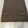 Zara ladies knit tan dress short sleeves size small Image 4