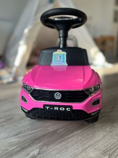 Stylish Pink VW T-Roc Ride-On Car