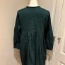 Cos green cotton smock dress 8-10 Image 4