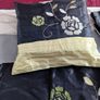 Beautiful Bed runner Pillow Cases and Cushion Black and lime green/Lemon Image 3