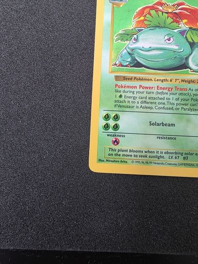 Pokemom Base Set Venusaur Shadowless