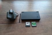 nintendo Ds console with charger, 2 games and stylus