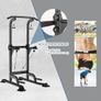 Power Tower Dip Station, Multifunctional Fitness Tower Pull-Up Bar, Freestanding, Adjustable Dip Stand, Pull-Up Device Image 5