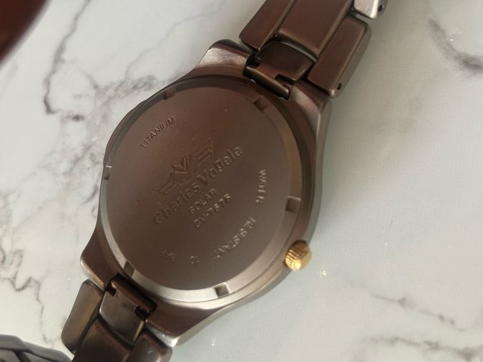 Solar Mens day date watch