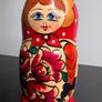 Vintage Wooden Nesting Doll Set Seven Pieces Image 6