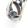 Vintage 925 Silver Rose Quartz Brooch Image 5