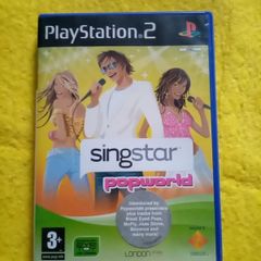 Singstar popworld PlayStation2 ps2 Pal games Original