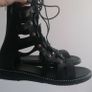 sandals gladiator style zip open at back size 6 Image 6