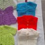Handmade baby cardigans size from newborn Image 8