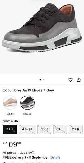 Fitflop Trainers size 5