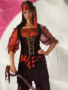 Pirate Costume With Parrot