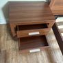 Bed frame with bedside lockers Image 3