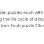 4 New Thick Hand Cut Wooden Jigsaws Life Cycle Image 7