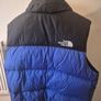 Vintage The North Face 700 Goose Down Nuptse Vest Mens XL Black/Blue Image 4