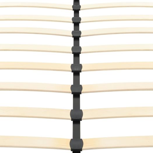 Bed Frame White Faux Leather 135x190 cm