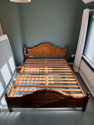 Bed Frame - Solid Wood - Queen Sized