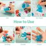 182Pcs Silicone Alphabet Resin Molds Kit, Letter Silicone Mould for Crafts Epoxy Resin Casting Molds Keychain Making Set, DIY Letter Keychain Pendant Hanging Ornaments Jewelry Resin Moulds (FREE POSTAGE) Image 7