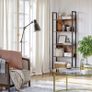 Bookcase, Kitchen Shelf, Standing Shelf with 5 Open Shelves Image 2