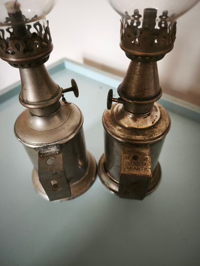 Antique/Vintage French Pigeon Lamps