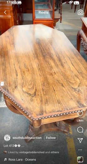 High value Georgian Rosewood Table (rare)