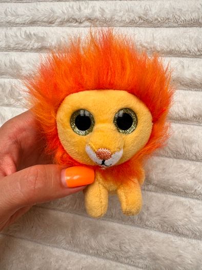 Bushy Teenie Beanie Boos Lion McDonalds 2017 approx. 8 cm. Used Please see photos