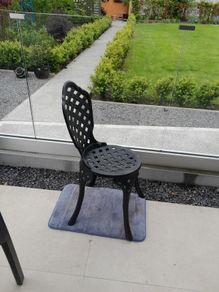 Iron garden chair