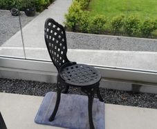 Iron garden chair